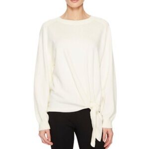 Vince Tie Waist Crew Neck Sweater Size S